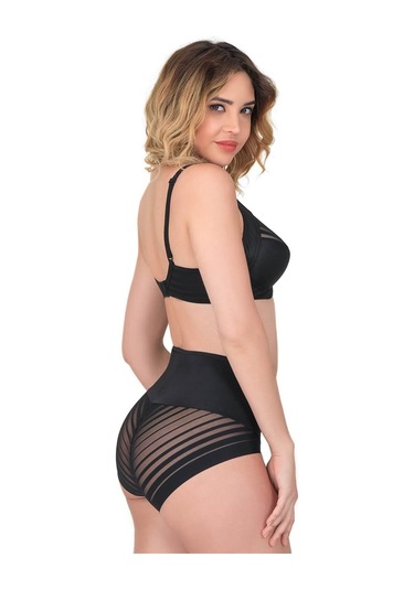 Siyah Mı Emay 177 D Toparlayıcı Sütyen Takım Çok Renkli