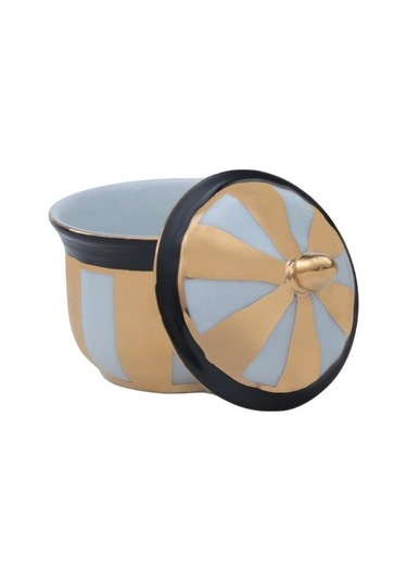 Kenar Gold Şekerlik Siyah