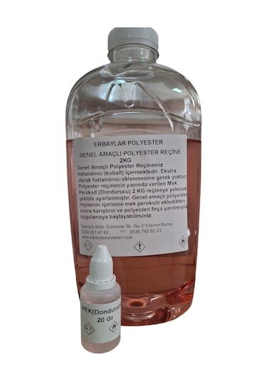 Fiber Polyester Reçine Tamir Seti Ve Tamir Kiti 2 Kg