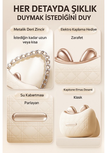 Çanta Görünümlü Ekranlı Kulak İçi Kulaklık