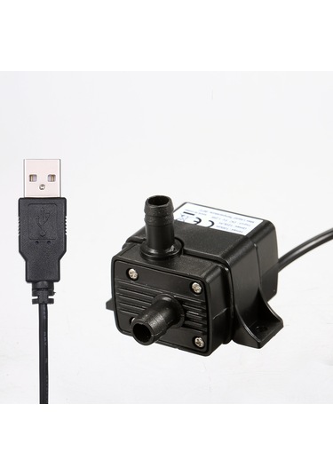 Fosenze Usb Su Pompa Qr30r, 120l/h Akış Hızı, 100cm Yükseklik, Ip68 Su Geçirmez, Mini Boyut, Akvaryum/sulama Sistemi İçin, 5v Dc