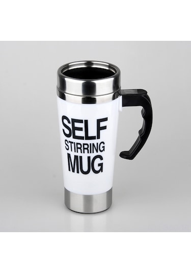 Springsun 500ml Otomatik Karıştırmalı Paslanmaz Çelik Termos, Kahve Ve İçecekler İçin Diğer