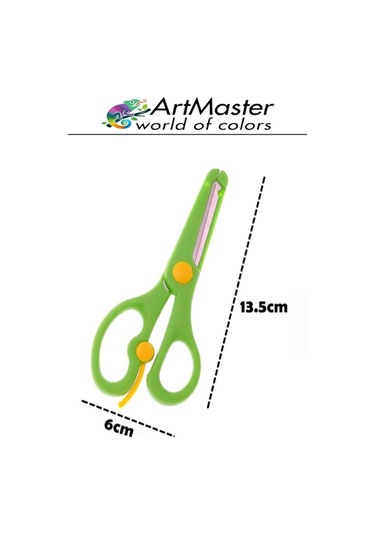 Öğrenci Makası Sarı 1 Adet Plastik Küt Uç Yaylı Korumalı Çocuk Makası Ana Sınıfı Okul Makası Okul Öncesi Kreş