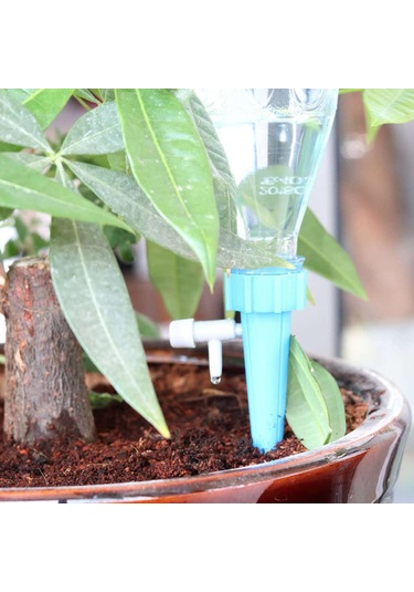 Xiyyadms 12'li Bitki Sulama Sistemi - Otomatik Damla Sulama Cihazı, Kontrollü Valfli, Tatil Ve İşten Uzakken Bitkilerini Sulayın