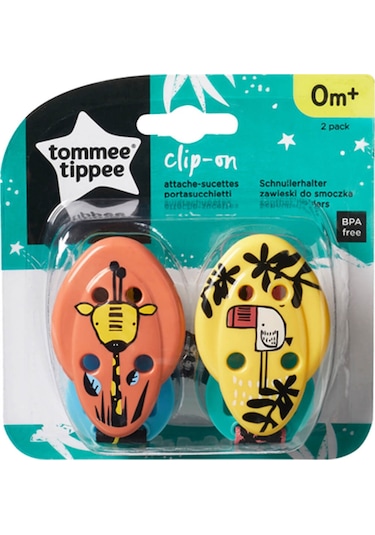 Tommee Tippee 2'li Emzik Askısı Kahverengi-Sarı