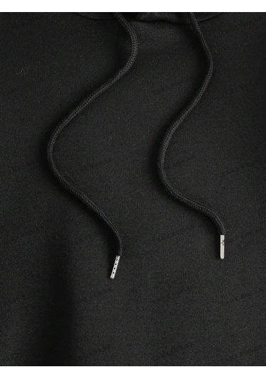 Y2k Trend Sezon Unisex Retro Sweatshırt Kapşonlu Kod 1776 Trz1747 Siyah