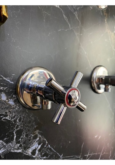 İsaoğlu Yapı Taharat Musluğu Ara Musluk Klozet Musluğu Pirinç Malzeme Büyük Başlık Aç Kapa Sistem Diğer