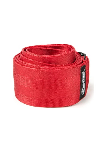 Jim Dunlop Dst7001Rd Deluxe Seatbelt Gitar Askısı Kırmızı