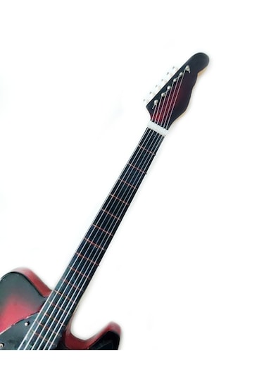 El Yapımı 1/4 Ölçek Minyatür Elektro Gitar Telecaster Standard