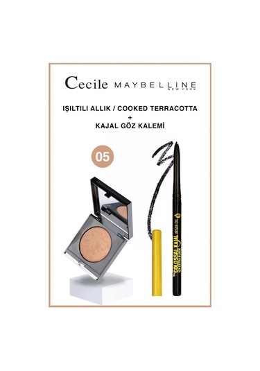 Cecile Işıltılı Yanaklar-akmayan Dağılmayan Kajal Makyaj Seti 05