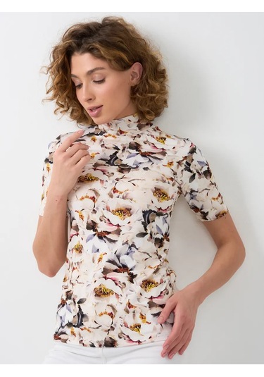 Sherbi Balıkçı Yaka Büyük Ve Küçük Bedenler Uzun Kollu 366009700 Beyaz