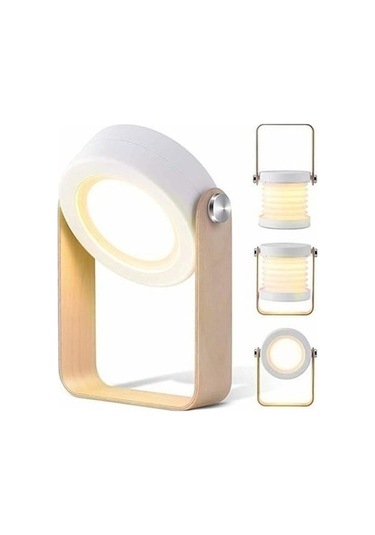 Pazly Usb Şarjlı Renkli Led Lamba, Kısalıp Katlanabilir, Dokunmatik Çok Renkli Gece Lambası Çok Renkli