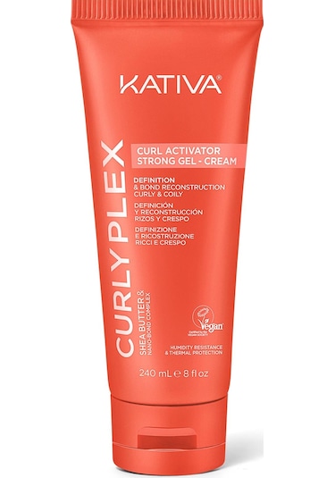 Kativa Curly Plex Güçlü Bukle Belirginleştirici - Şekillendirici Jel Krem 240 Ml