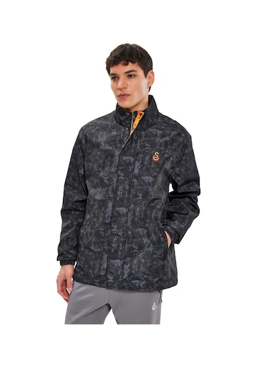 Galatasaray Erkek Yağmurluk E251041 Siyah - Antrasit