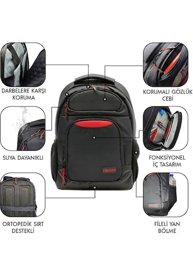 Dexim Premium 17,3" Notebook Sırt Çantası Dxbp40
