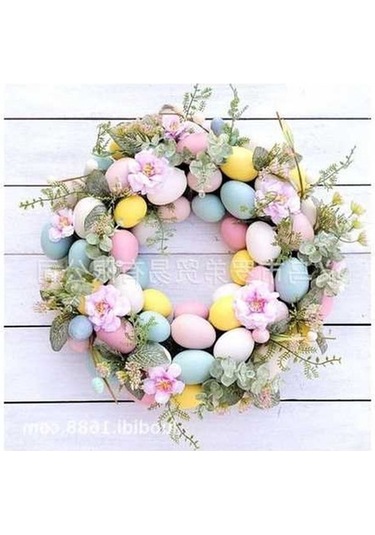 Tongxida Yeni Paskalya Yumurta Duvar Dekoru 45cm Ev Ve Otel Süsleme