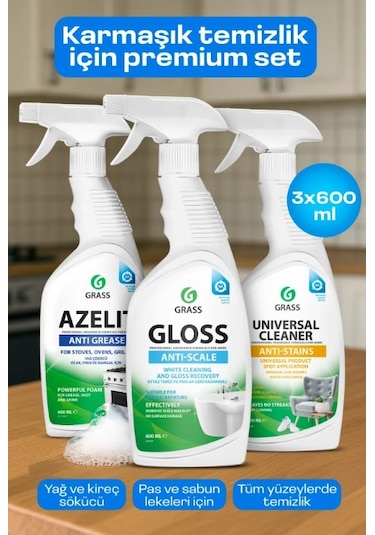Grass Premium Temizlik Seti 3'lü