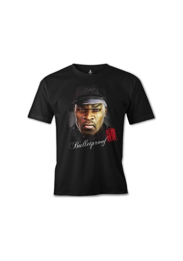 50 Cent Siyah Erkek Tshirt