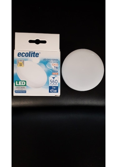 Ecolite 7W Gx53 Led Ampul G.Işığı Sarı Işık
