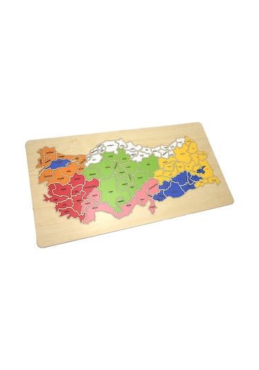 Capellawoodworks Türkiye Haritası Puzzle Yapboz