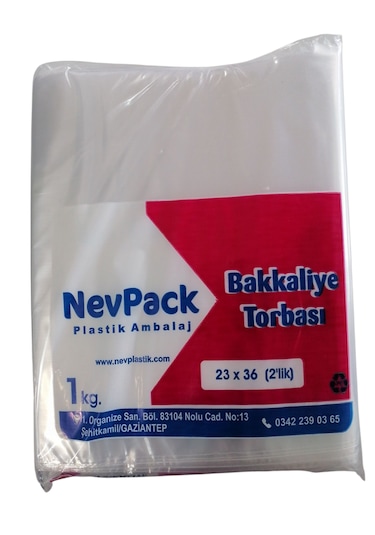 Nevpack Bakkaliye Torbası 23x36 Cm- 2 Kg'lik