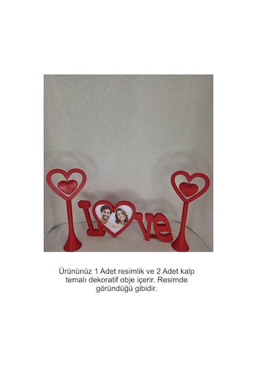 Romantik Masa Dekoru Sevgililer Günü - Yemek Masası Dekoru-hediyelik