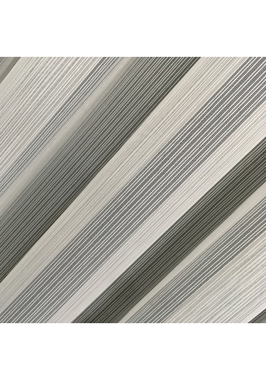 Perdefony Çizgili Düz Tül Perde