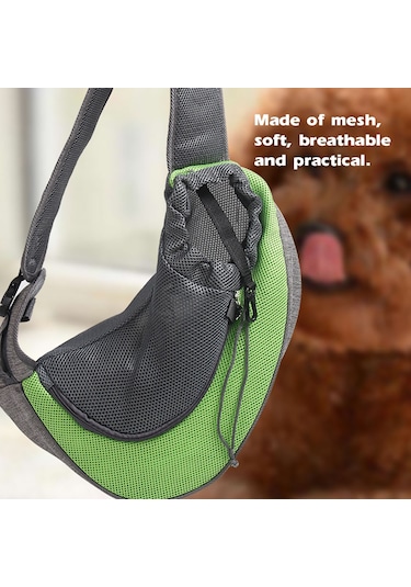 Geeksen Kedi Çantası Evcil Hayvan Çantası Omuz Çantası Köpek Göğüs Tarafı Sırt Çantası Taşınabilir Evcil Hayvan Çantası Evcil Hayvan Malzemeleri S Boyutu Siyah