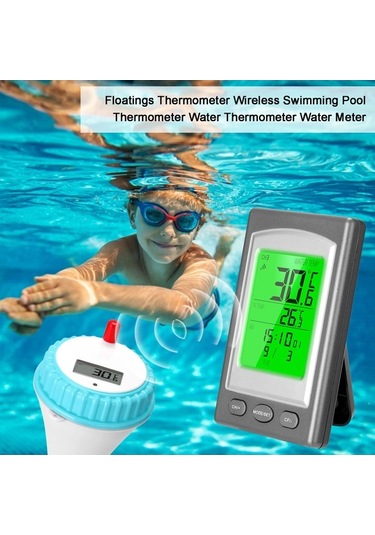 Fortunelane Kablosuz Yüzen Termometre - 40 C - 60 C Aralıklı Havuz & Spa Termometre