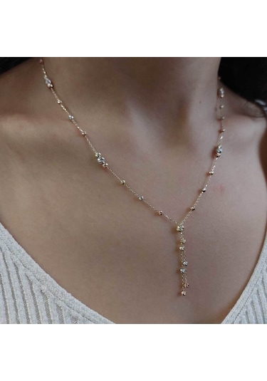 Altınbeyi Sallantılı Dorika Kolye 14 Ayar Altın 4.00 Gram