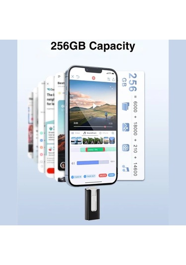 Boatshop1 128gb Black Mfi Sertifikalı İphone Uyumlu Fotoğraf Çubuğu Harici Depolama Ve Fotoğraf Yedekleme İpad Uyumlu Usb Flash Sürücü
