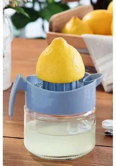 Sanec 300ml Cam Hazneli Pratik Limon Narenciye Sıkacağı Kc-405