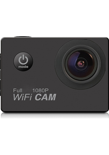 Maiyame Siyah 1080p Mini Spor Kamera - 30m Su Geçirmez, 140 Geniş Açı Lensli, Dış Etkinlikler İçin Video Kaydedici Siyah