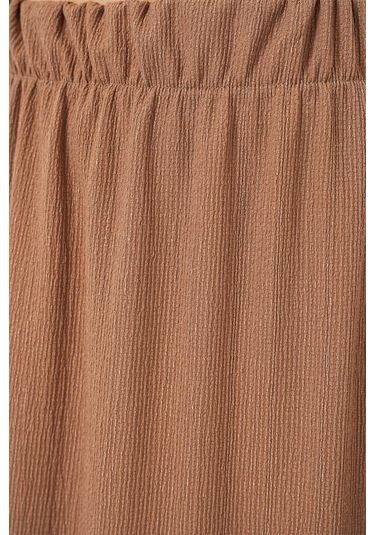 1886 Uzun Örme Etek - Camel CAMEL