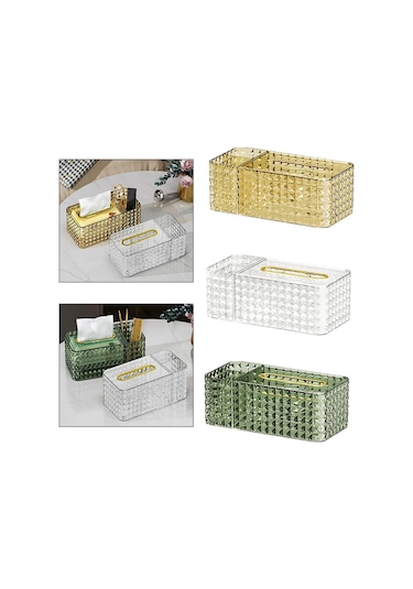 Altın-peçete Tutucu Lüks Tuvalet Ev Oturma Odası Dekorasyon Masaüstü Doku Kutusu Kapağı Organizatörler Depolama Masa Peçete Tutucular