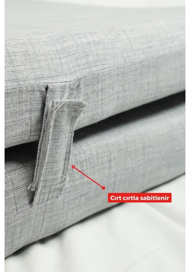 Xpermate Katlanır Yatak Yer Yatag I 80x180x8 Gri 2yktlnr