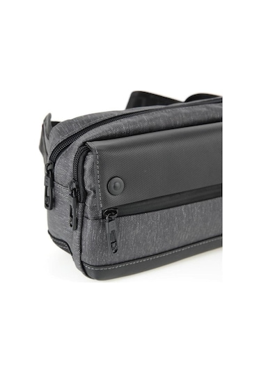 Ççs London 31367 Su Geçirmez Xl Bel Çantası Gri