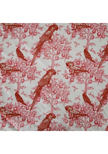 Hedea Kuşların Dansı Saten Fular 70x70 Cm Çok Renkli