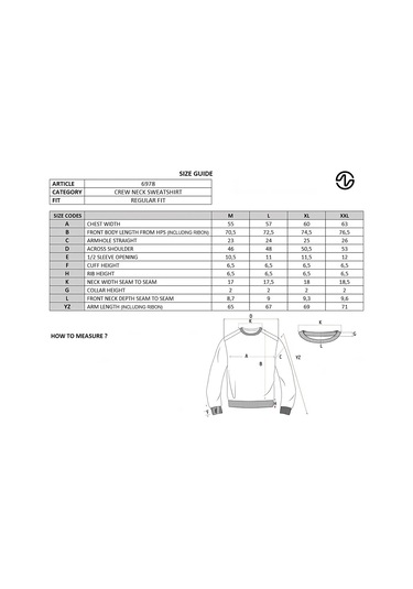 Arma Erkek Regular Fit Selanik Sweatshirt Kazak Karbon Fırçalı, Bisiklet Yaka, Pamuk Polyester, Süs Etiketli K30124697802 Füme - Gri Arma Erkek Regular Fit Selanik Sweatshirt Kazak Karbon Fırçalı, Bisiklet Yaka, Pamuk Polyester, Süs Etiketli K30124697802 Füme - Gri