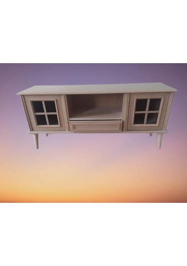 Bengimobilya Tv Sehpası Windovs Nakış Model Kayın Torna Torna Retro Ayak Ham (481991402)