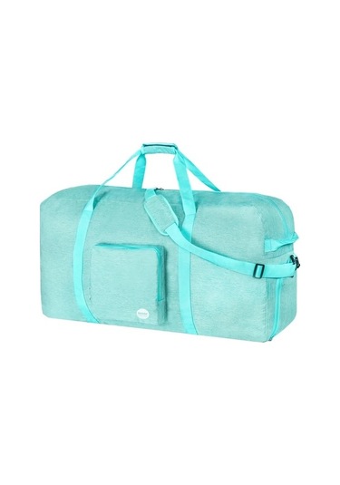 Sandwich 120l Katlanır Pink Denim Motion003 Seyahat Spor Çantası Omuz Askısı Ayakkabı Cebi Pembe