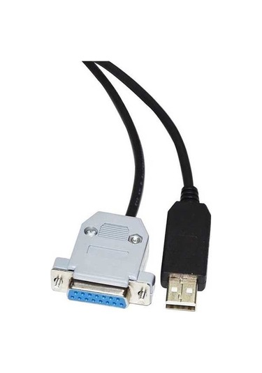 Fortunelane Usb-dub 15 Pın Db15 Dişi Rs232 Seri 5m Adaptör İletişim Kablosu