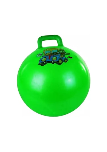 Zıp Zıp Top Çocuk Oyuncak Plates Topu Pilates Topu Yeşil