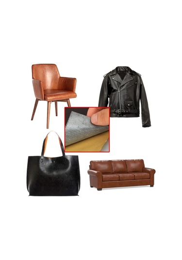 250x137 Cm Deri Onarım Yama Kanepe Kendinden Yapışkanlı Sopa Tamir Deri Pu Dark Red 200x137cm