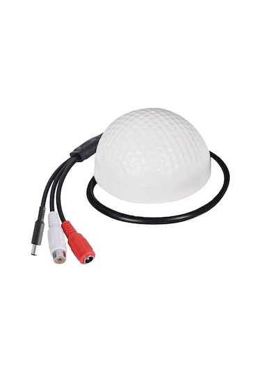 Ses İzleme Mikrofonu - Cctv Güvenlik Ve Ip Kamera Sistemleri İçin Dahili Preamp İle Kablolu Ses Mikrofonu