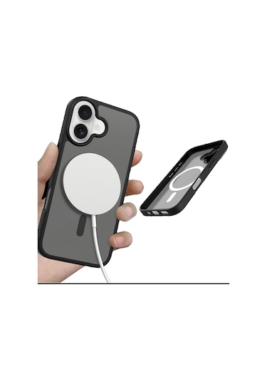 Joko Apple Uyumlu iPhone 17 Kılıf Jota Seri Magsafe Kapak Siyah