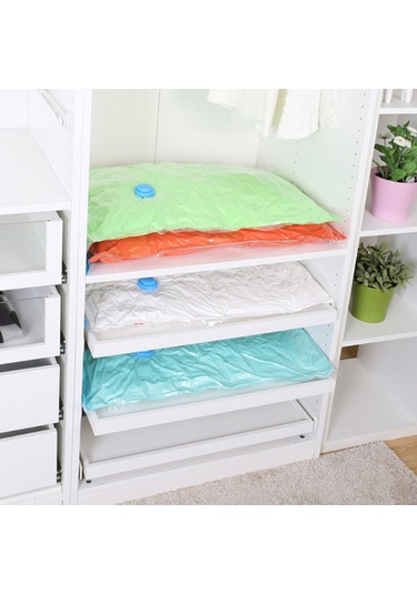 Yaleker Büyük Boy Şeffaf Vakumlu Saklama Torbası, Kalın Ve Geniş, 70x100 Cm, Tekli Ve Toplu Satış Diğer