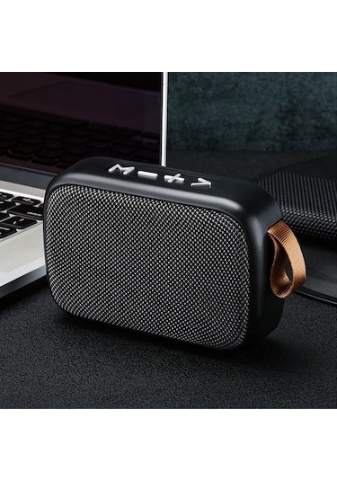 Geeksen Hareketli Usb Bluetooth Hoparlör Hıfı Ses Kalitesi, Kolay Taşınabilir, El İle Serbest Arama, Fm Radyo Destekli Minyatür Subwoofer Gri