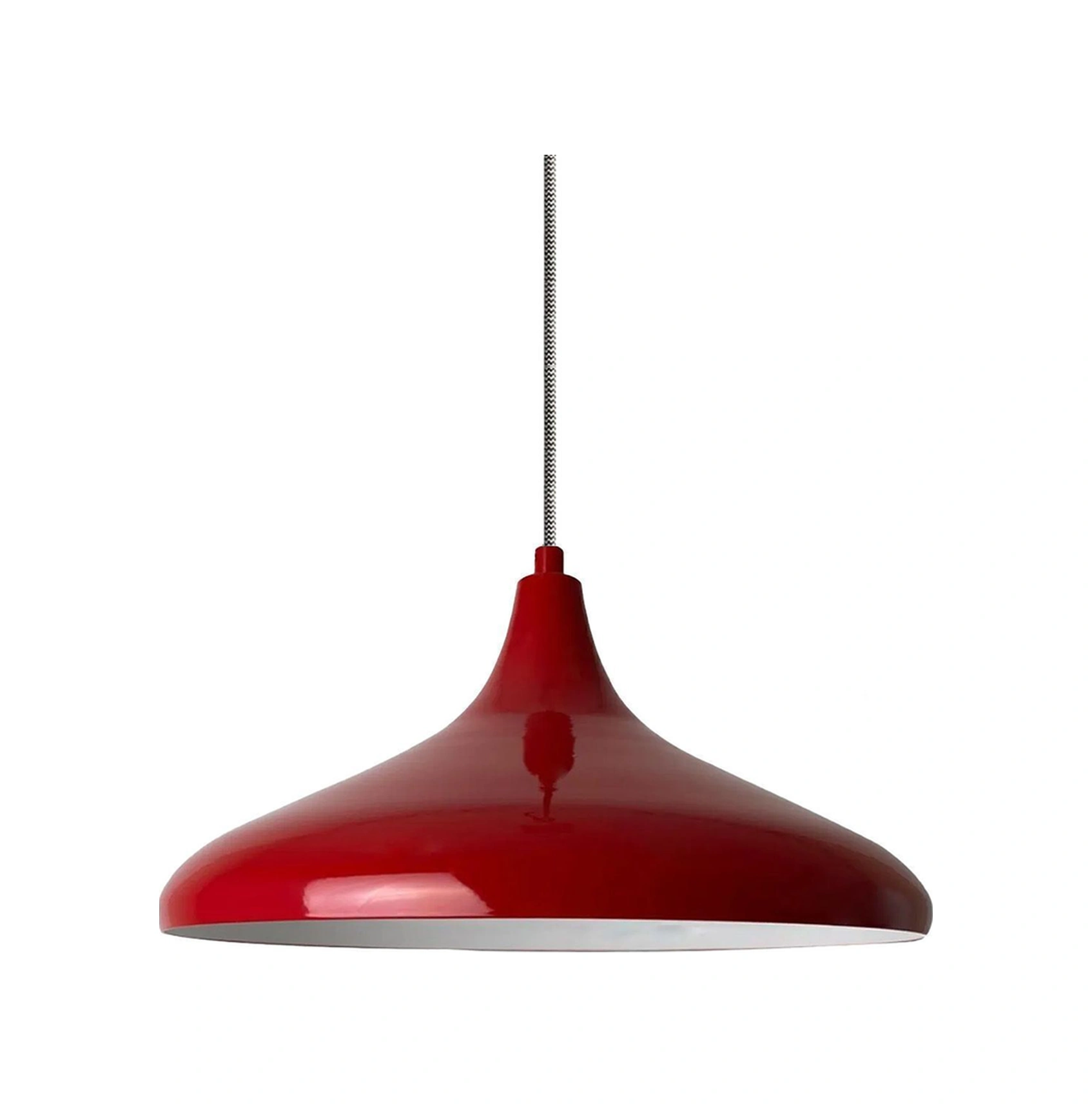 Champion Kırmızı Özel Kablo Avize - Alüminyum 35 Cm Cafe Mutfak Modern Dekoratif Sarkıt Model Kırmızı