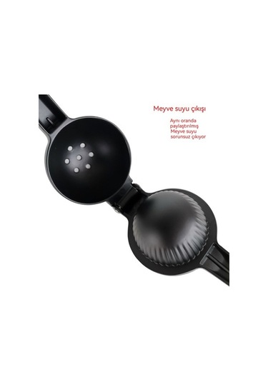 Dancemonkey Çinko Alaşımı Limon Sıkacağı, Siyah Siyah